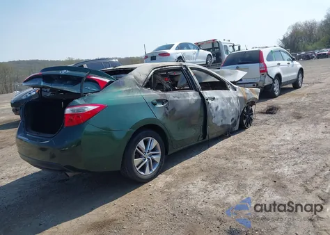 2015 Toyota Corolla Le Eco Plus z USA, uszkodzony, nr VIN 2T1BPRHEXFC426091